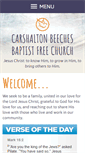 Mobile Screenshot of beechesbaptist.org